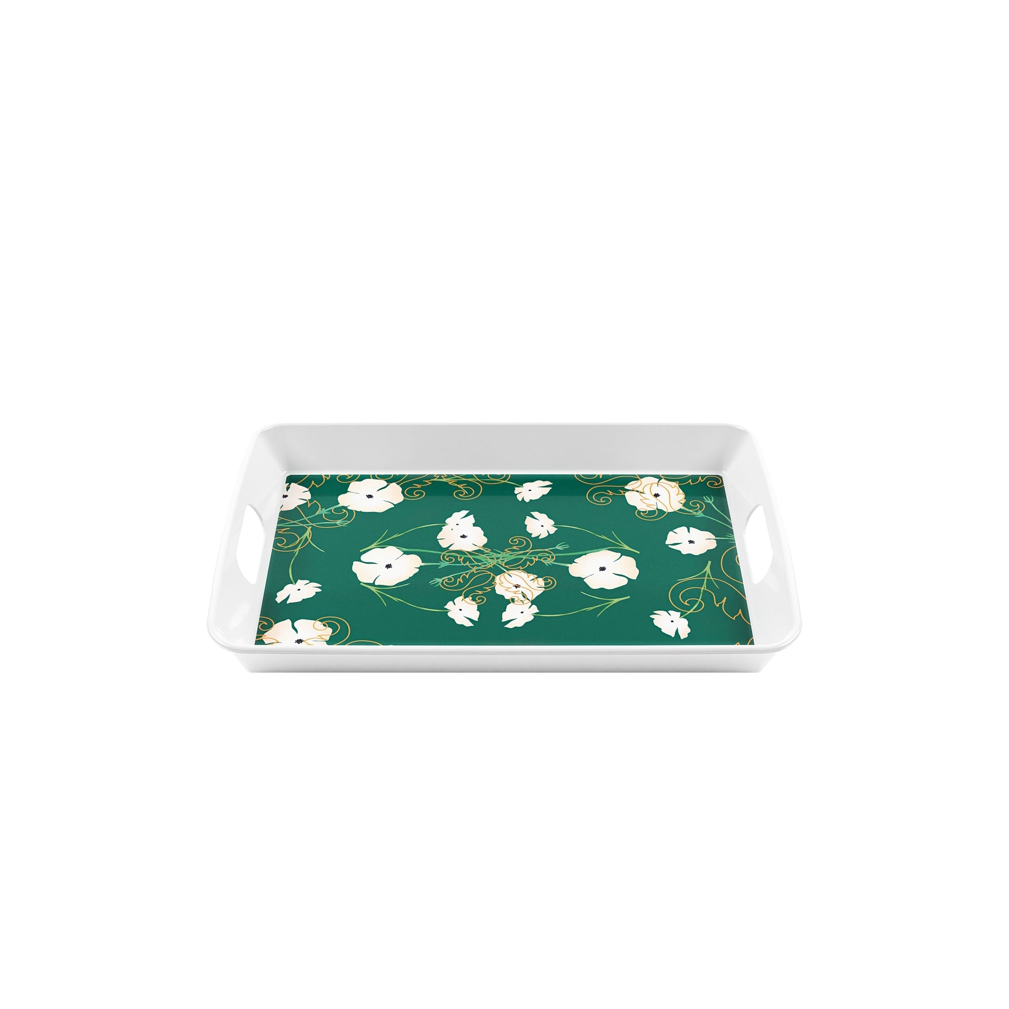 Plateau Rectangulaire Avec Poignées "Fusion"