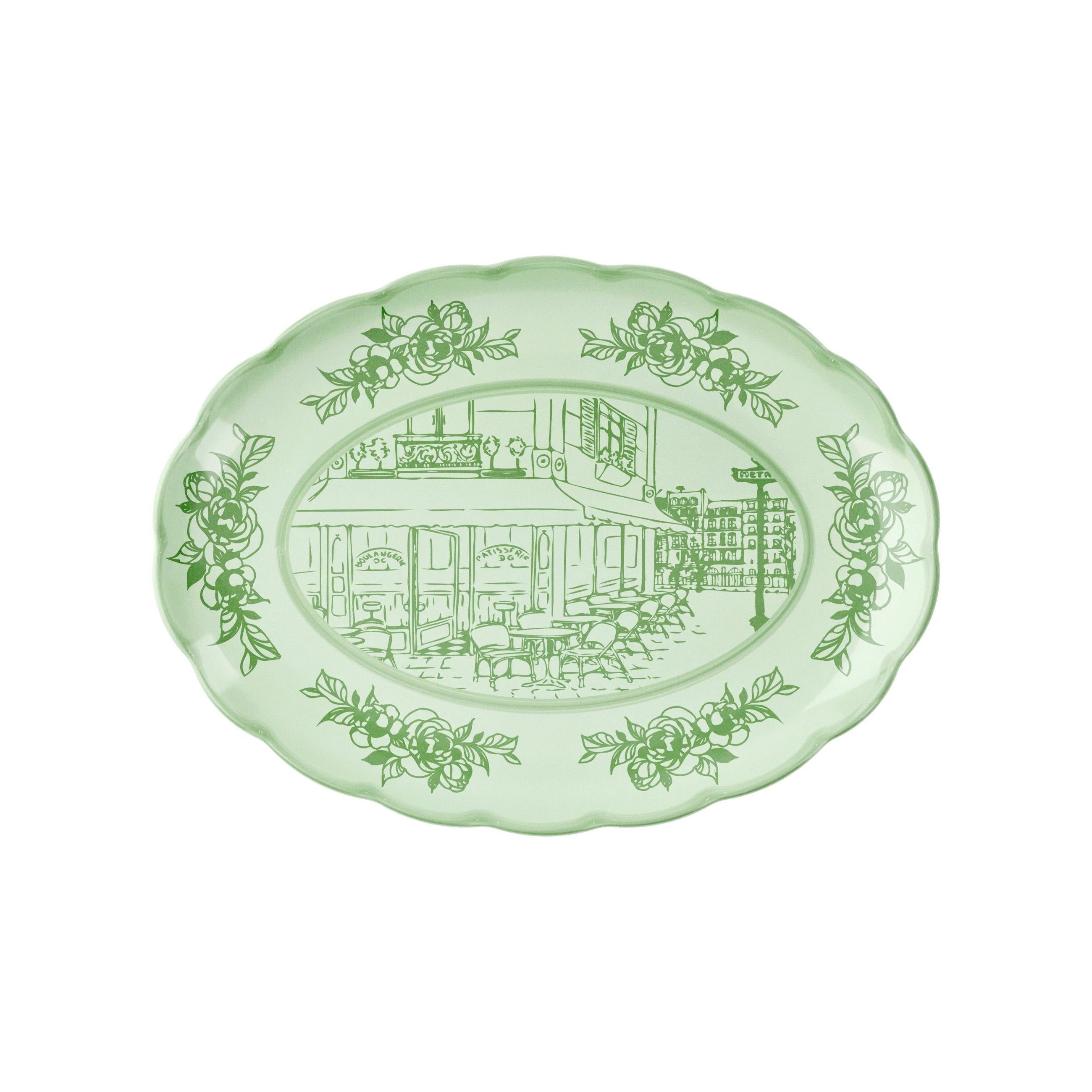 Plateaux - Grand Plat De Service Ovale "Josephine"