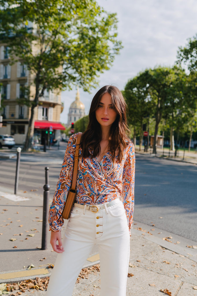 Blouse Volver Cachemire