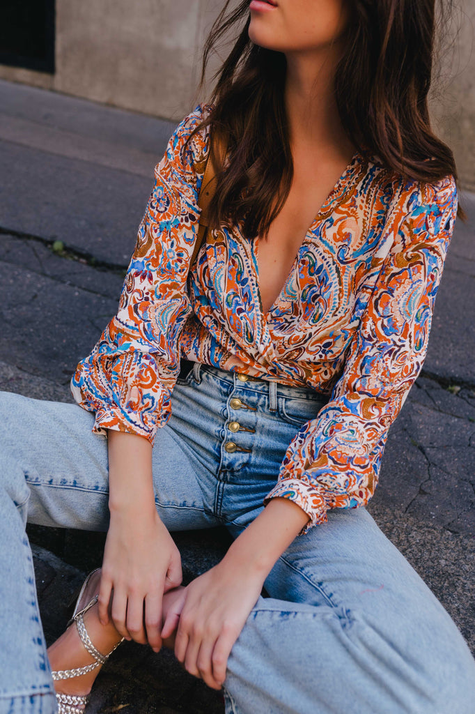 Blouse Volver Cachemire