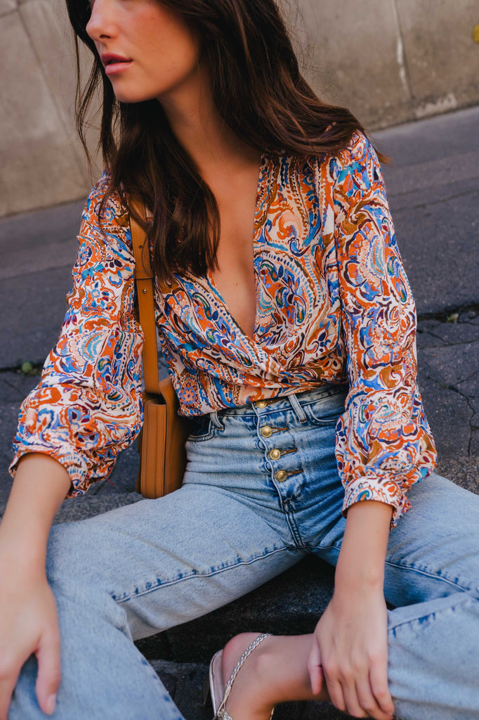 Blouse Volver Cachemire