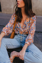 Blouse Volver Cachemire