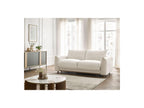 Ernest - Canapé Droit Convertible Ouverture Express - Tissu Lisse - 140X190