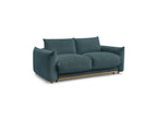 Ernest - Canapé Droit Convertible Ouverture Express - Tissu Lisse - 160X190