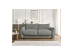 Ernest - Canapé Droit Convertible Ouverture Express - Tissu Lisse - 160X190