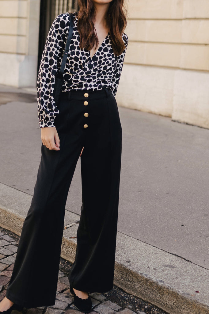 Pantalon Abbygaël Noir