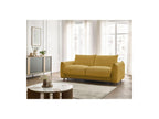 Ernest - Canapé Droit Convertible Ouverture Express - Tissu Lisse - 160X190