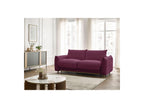 Ernest - Canapé Droit Convertible Ouverture Express - Tissu Lisse - 140X190