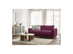 Ernest - Canapé Droit Convertible Ouverture Express - Tissu Lisse - 160X190