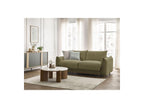 Ernest - Canapé Droit Convertible Ouverture Express - Tissu Lisse - 140X190