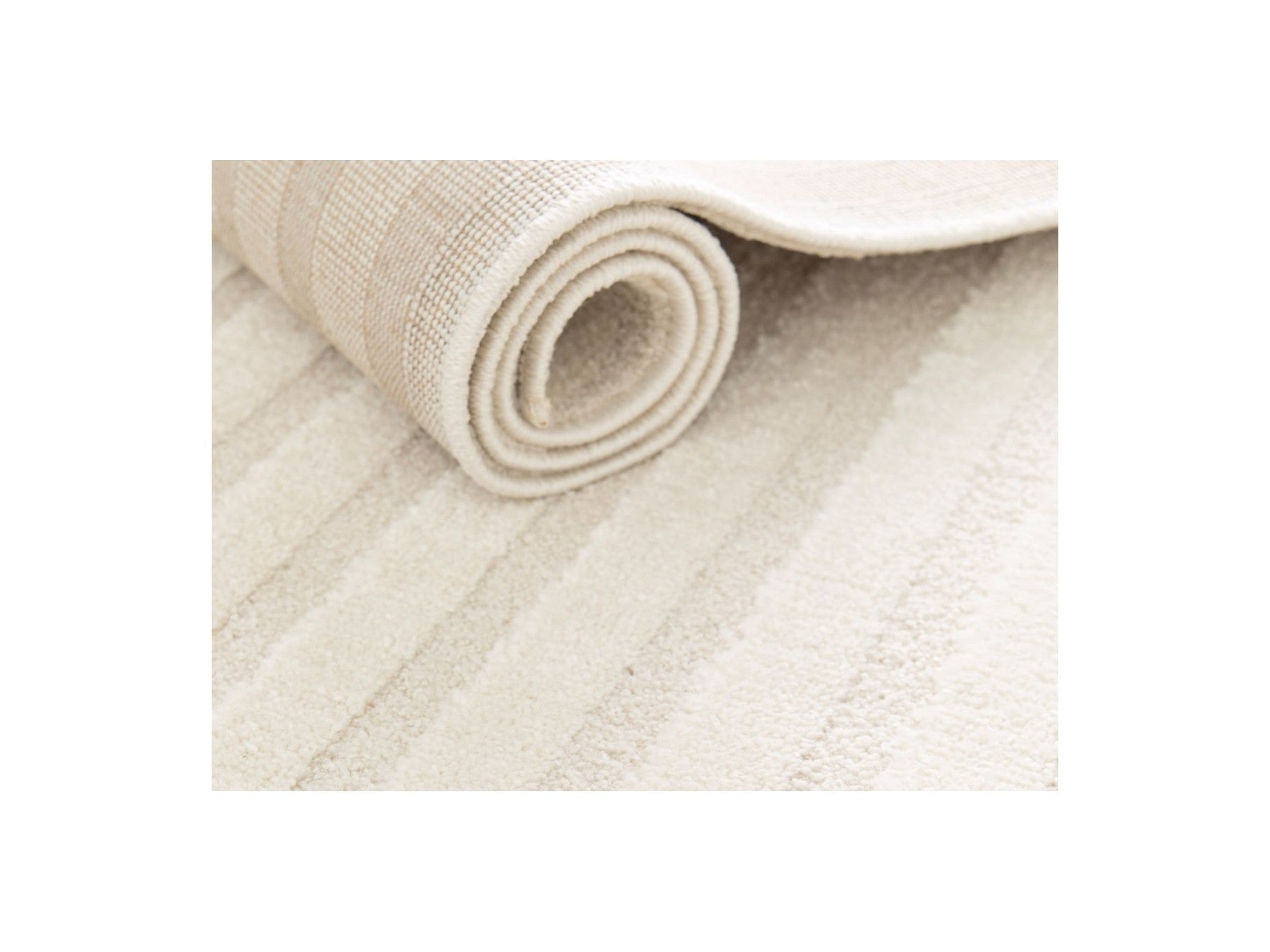 Jada - Tapis Poils Courts - Motif Abstrait - Beige