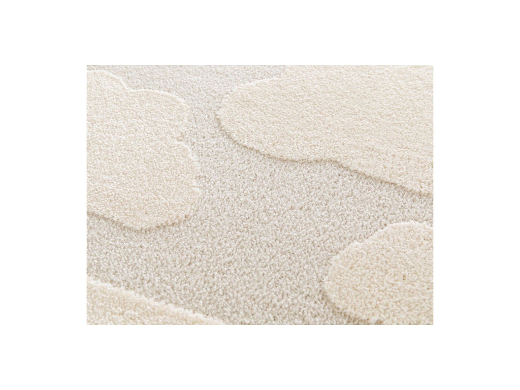 Mapa - Tapis Poils Courts - Motif Nuage - Beige