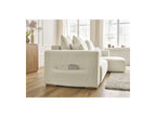 Sidonie - Canapé D'Angle Convertible Réversible Coffre - Velours Côtelé