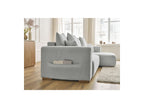 Sidonie - Canapé D'Angle Convertible Réversible Coffre - Velours Côtelé