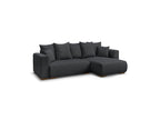 Sidonie - Canapé D'Angle Convertible Réversible Coffre - Velours Côtelé