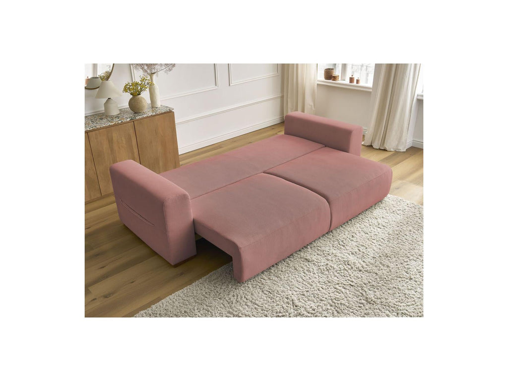 Sidonie - Canapé Droit Convertible - Velours Côtelé