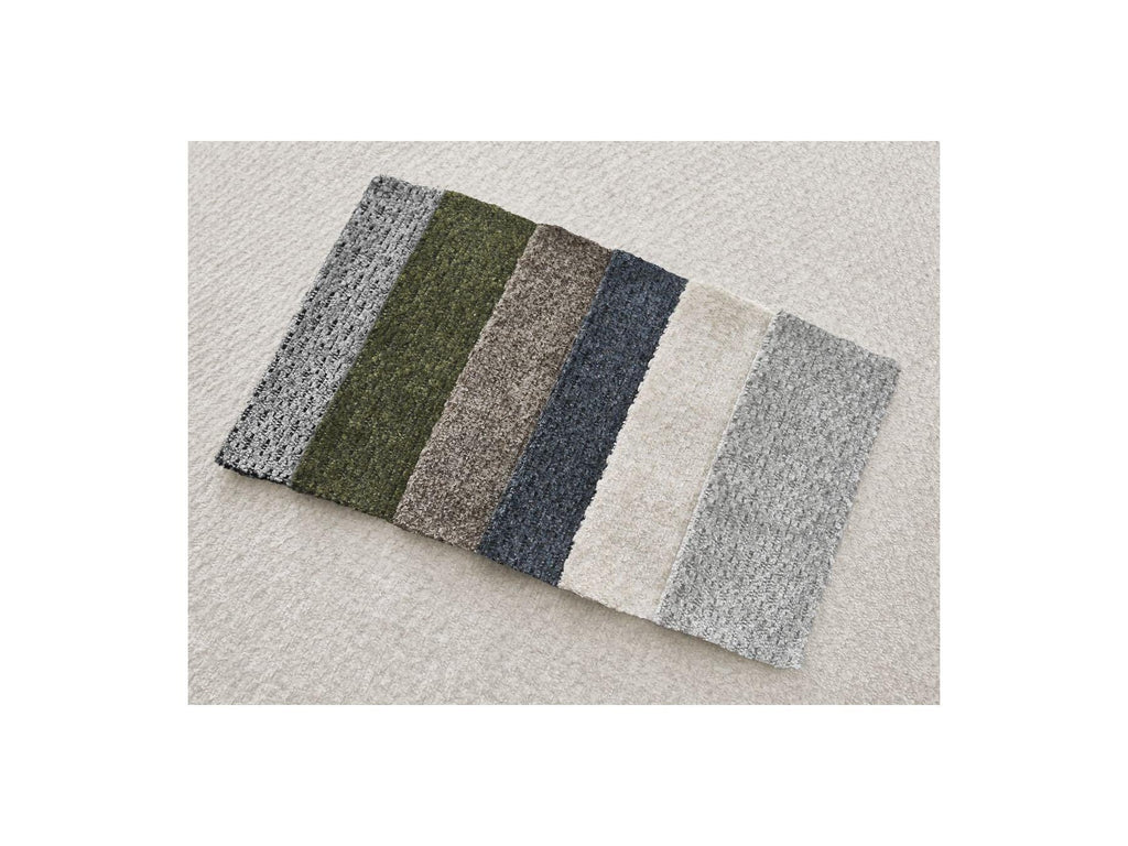 Sidonie - Canapé D'Angle Convertible Réversible Coffre - Tissu Chiné