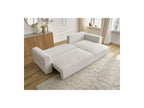 Sidonie - Canapé D'Angle Convertible Réversible Coffre - Tissu Chiné