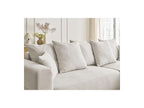 Sidonie - Canapé D'Angle Convertible Réversible Coffre - Tissu Chiné