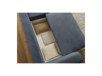 Sidonie - Canapé D'Angle Convertible Réversible Coffre - Tissu Chiné