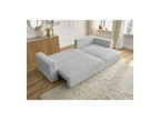 Sidonie - Canapé D'Angle Convertible Réversible Coffre - Tissu Chiné