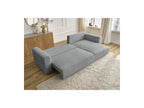 Sidonie - Canapé D'Angle Convertible Réversible Coffre - Tissu Chiné
