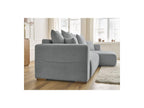 Sidonie - Canapé D'Angle Convertible Réversible Coffre - Tissu Chiné