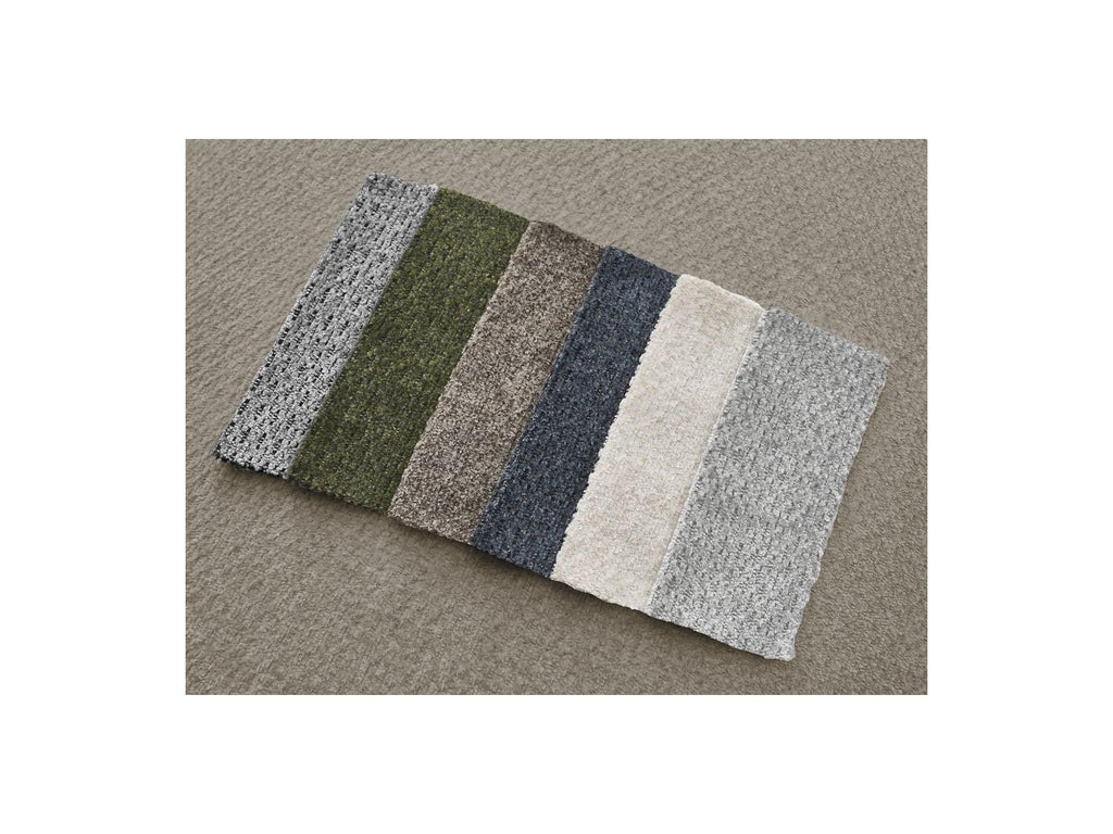 Sidonie - Canapé D'Angle Convertible Réversible Coffre - Tissu Chiné