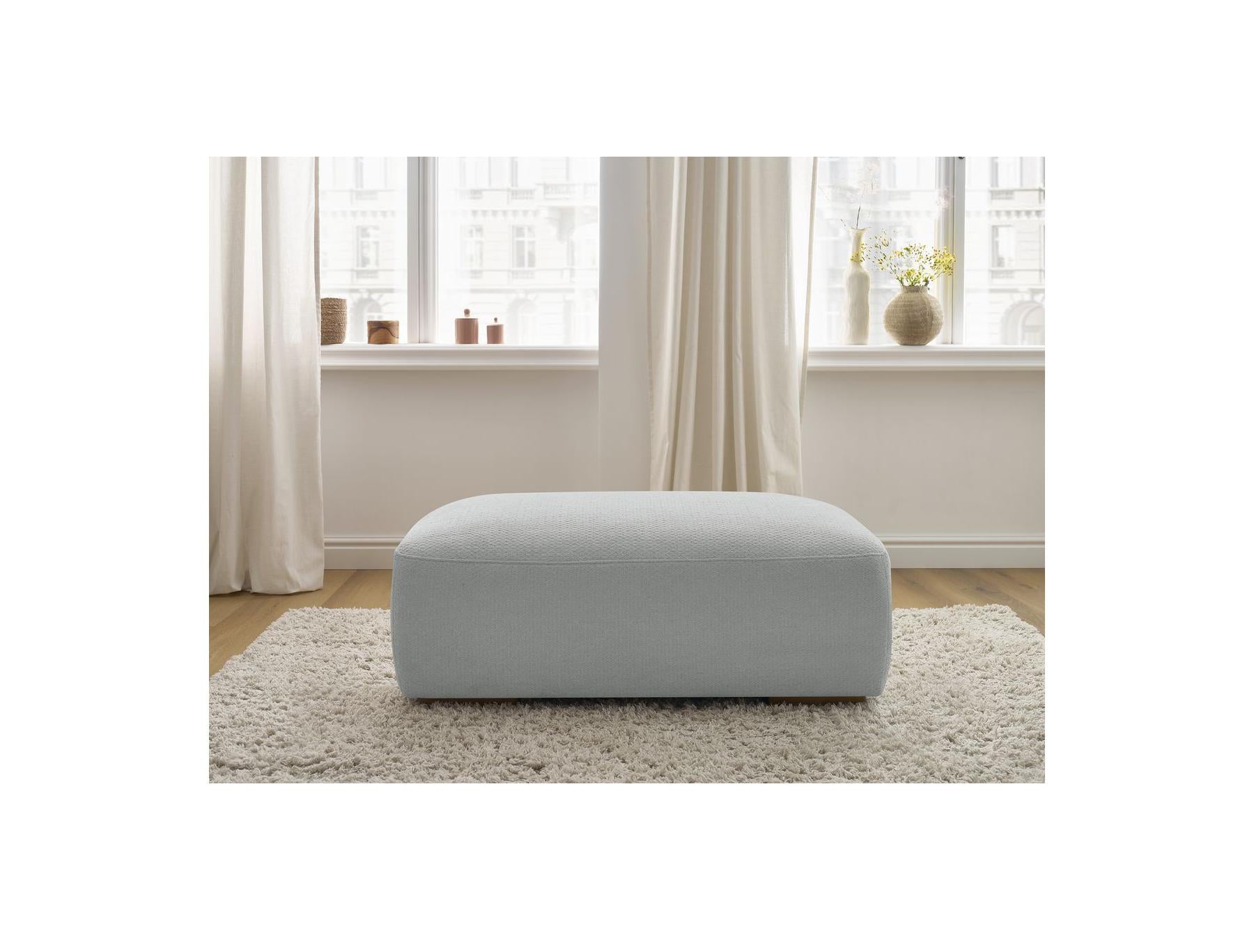 Sidonie - Pouf - Tissu Chiné