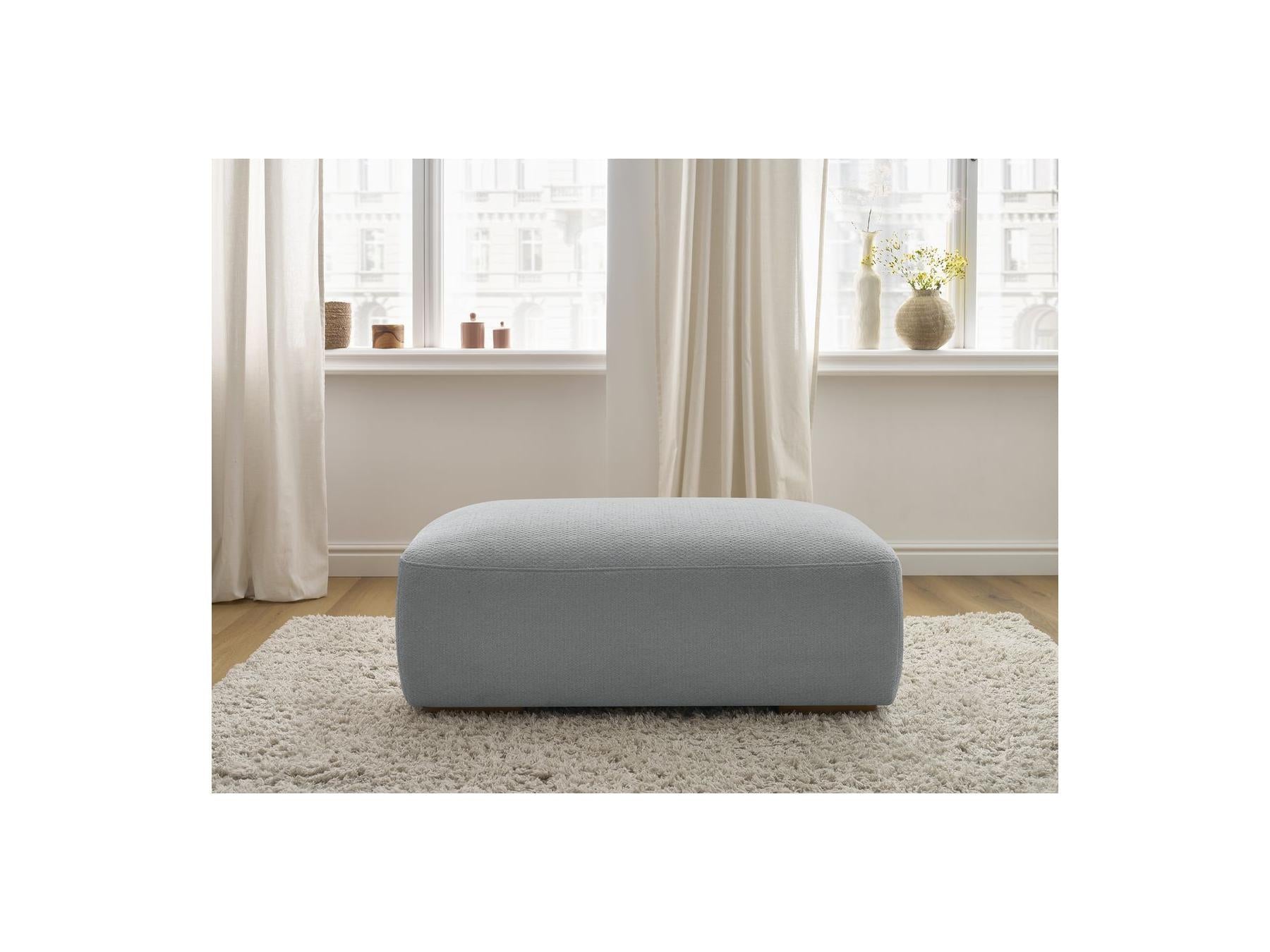 Sidonie - Pouf - Tissu Chiné