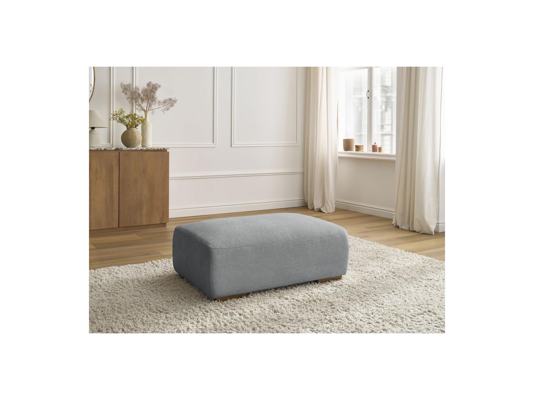 Sidonie - Pouf - Tissu Chiné