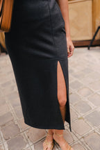 Jupe Léana Gris Chiné