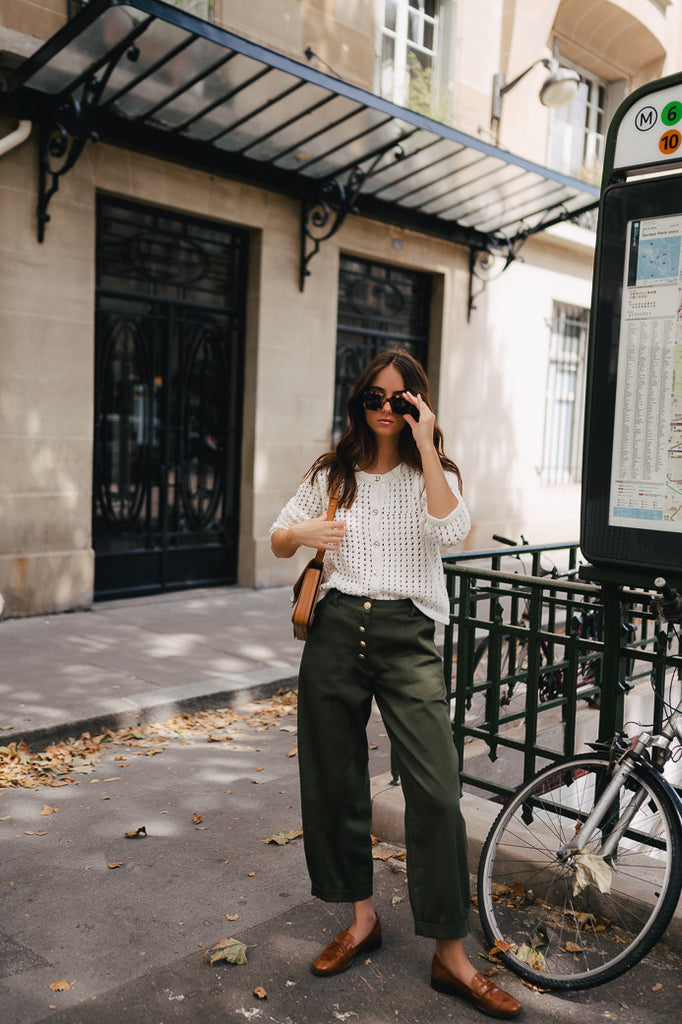 Pantalon Tiago Gabardine Kaki