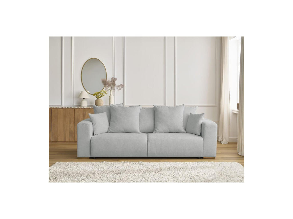 Sidonie - Canapé Droit Convertible - Tissu Chiné