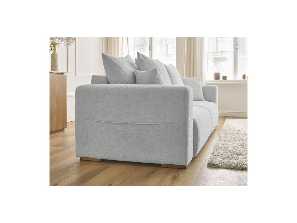 Sidonie - Canapé Droit Convertible - Tissu Chiné