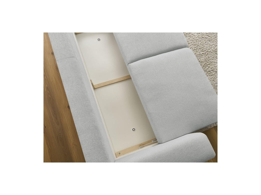 Sidonie - Canapé Droit Convertible - Tissu Chiné