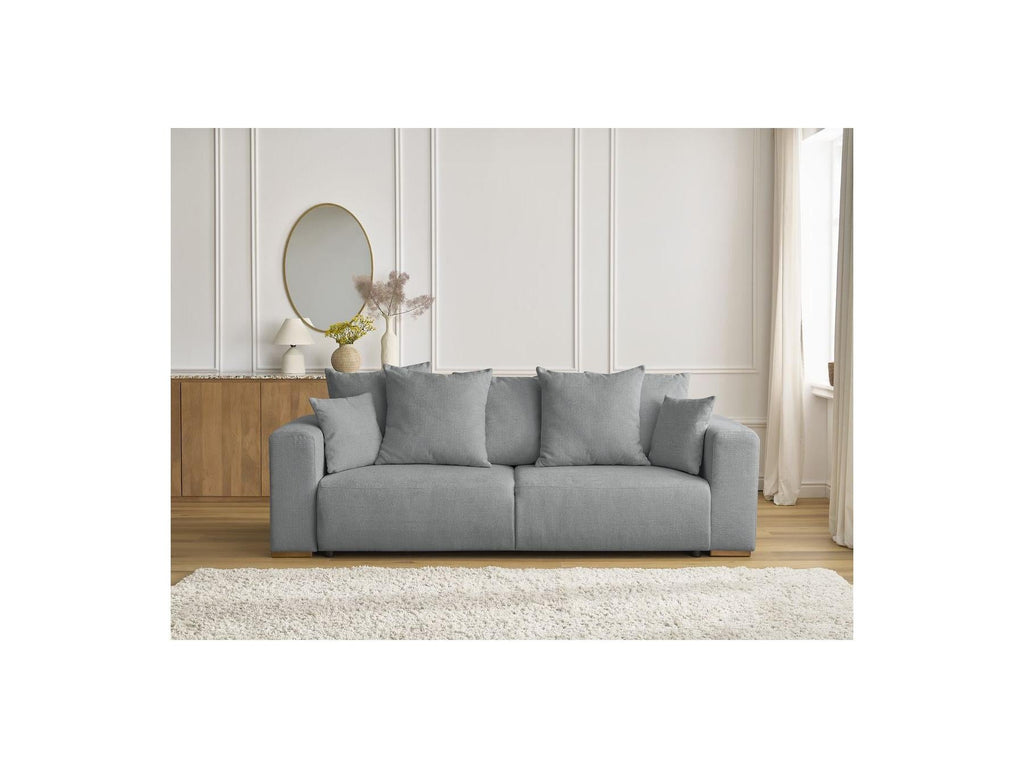 Sidonie - Canapé Droit Convertible - Tissu Chiné