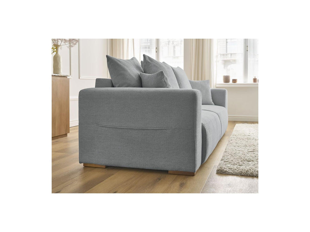 Sidonie - Canapé Droit Convertible - Tissu Chiné