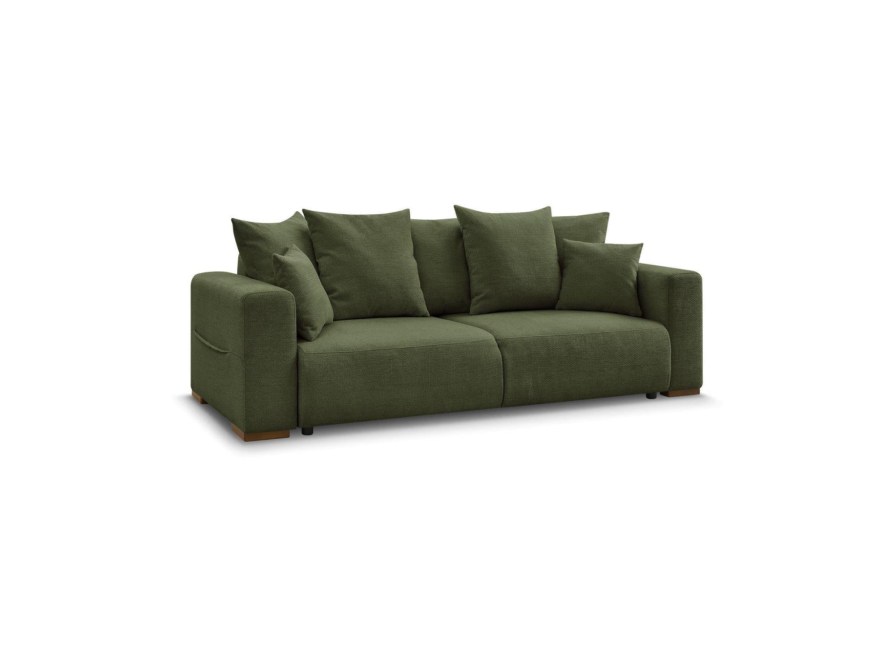 Sidonie - Canapé Droit Convertible - Tissu Chiné