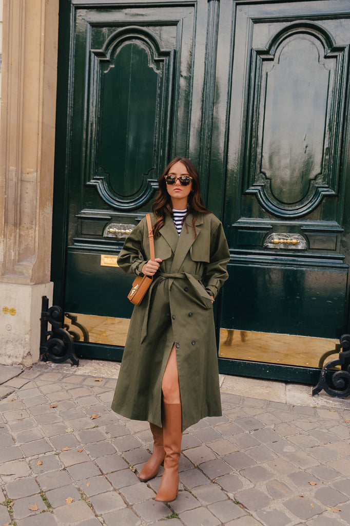 Trench Arnaldo Gabardine Kaki