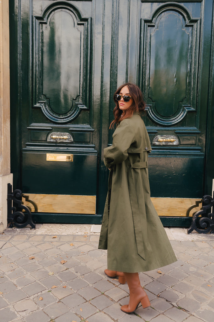 Trench Arnaldo Gabardine Kaki