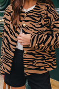 Veste Charonne Velour Zebre