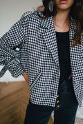 Veste Imane Damier Noir