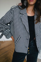 Veste Imane Damier Noir