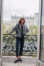 Veste Imane Damier Noir