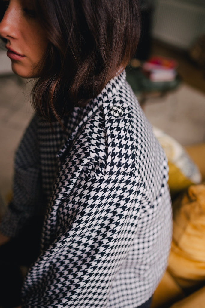 Veste Imane Damier Noir
