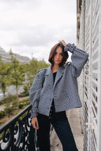Veste Imane Damier Noir