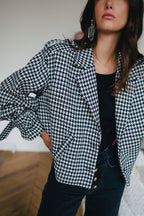 Veste Imane Damier Noir