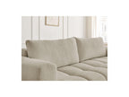 Fuji - Canapé Droit Convertible 3 Places - Tissu Bouclette
