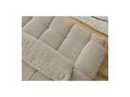 Fuji - Canapé Droit Convertible 3 Places - Tissu Bouclette